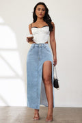 WOMEN FASHION DENIM SKIRT